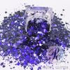 12 Colors Boxes Set Color Shifting Chunky Mixes Glitter Sequins for Festival Rave Beauty Makeup Face Body Nail Craft Art Decoration BSL (12 Colors Set)