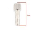 South Mud Bay Single Chrome Cable Adjuster 8mm Compatible with Honda|Suzuki