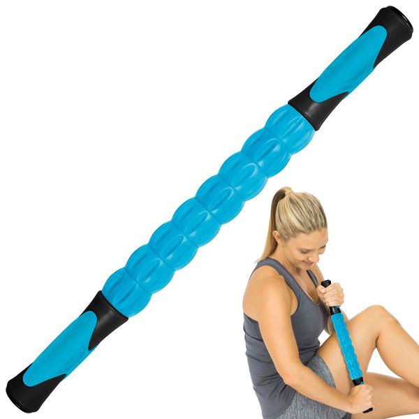 Vive Massage Stick Roller for Muscle, Back, Legs - Deep Tissue Body Fascia Massager for Hamstring, Calf, Neck Pain, Trigger Point, Exercise -Rolling Relief Tool for Physical Therapy, Recovery