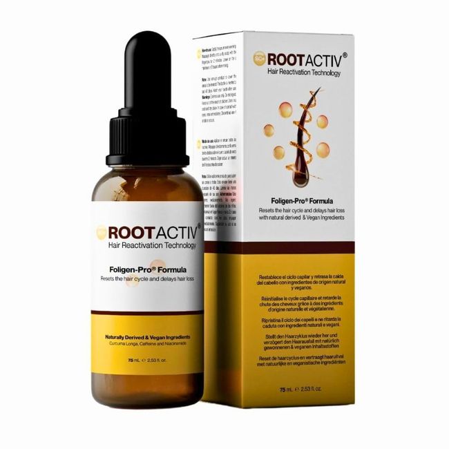 SC+ ROOTACTIV | Stem Cell Serum for Hair Growth | For Women and Men | Natural Hair Growth Treatment | Reduces Hair Loss | Stimulates Hair Growth