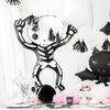 Generic Skeleton Aluminium Balloon 84 x 10 cm White and Black