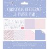 Dovecraft Christmas Basics Collection - Purple Decoupage Pad
