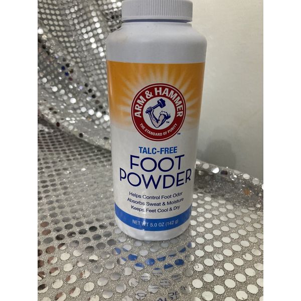 Arm & Hammer Talc-Free Foot Powder - Control Foot Odor, Sweat, Moisture 5 oz