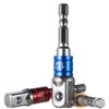 YoiYee 3-Piece Shockwave Impact-Grade Socket Adapter Set – Includes 1/4", 3/8", and 1/2" Adapters, Silver