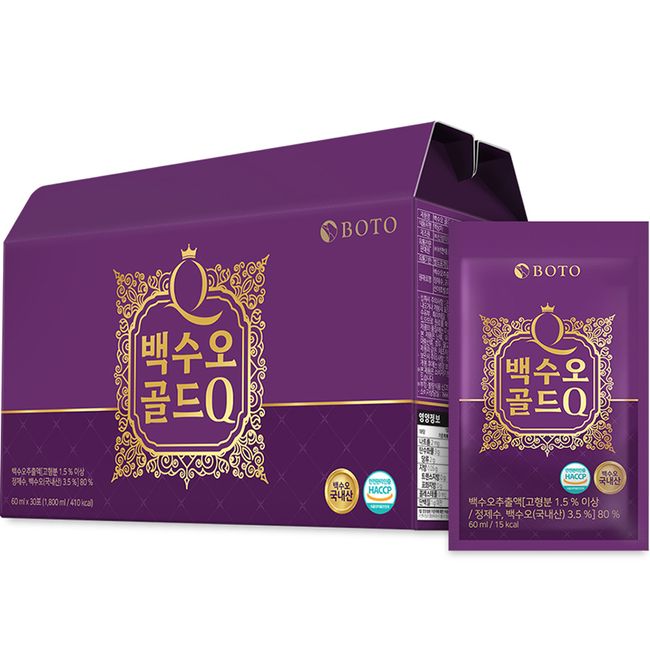 Bottu Baeksuo Gold Q 30p, 1ea, 1800ml