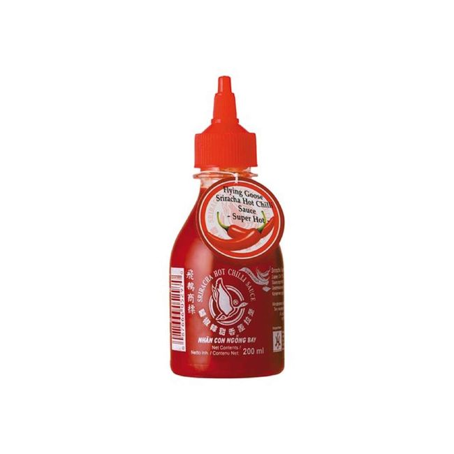 Flying Goose Sriracha Chili Sauce (Super Hot), 6.8 fl oz (200 ml)