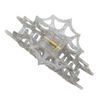 Spiderweb Claw Clip Gothic Horror Hair Accessory (Silver)
