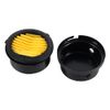 1/2" Thread Connector Air Compressor Muffler Filter Silencer 20mm Black Metal Intake Filter Silencer
