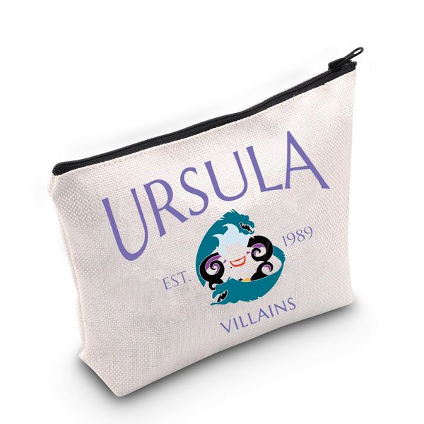 Ursula Villains Make-up-Tasche Ursula Sea Witch Geschenk Cartoon Bösewichte Charakter Geschenk für Frauen Cartoon Film Fans Geschenk Bösewichte Königin Geschenk, Ursula Tasche