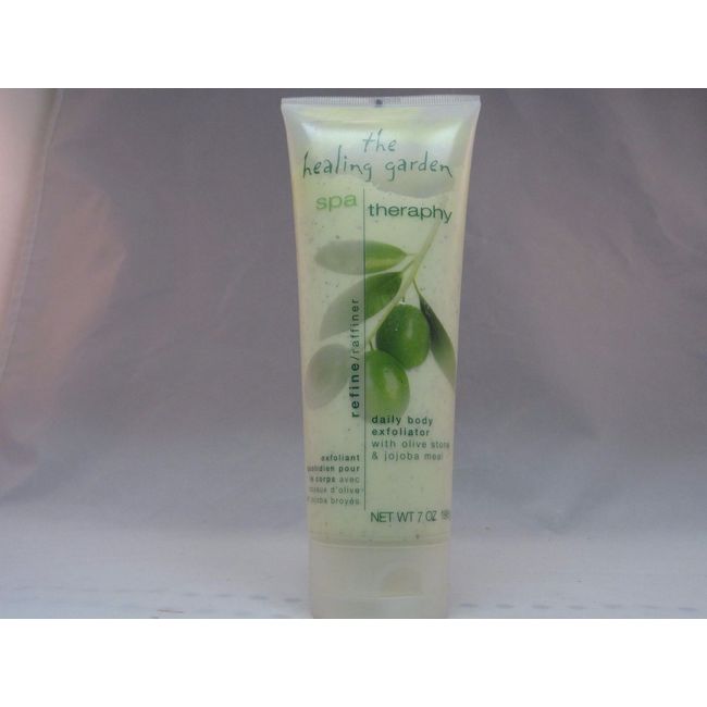 THE HEALING GARDEN - SPA THERAPY REFINE DAILY BODY EXFOLIATOR - 7 OZ.- NEW