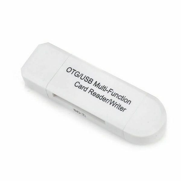 ABS USB 2.0 SD Memory Card Reader Adapter SDHCSDXCMMC Micro USB for Micro Mobile T-FLASH Cell Phone