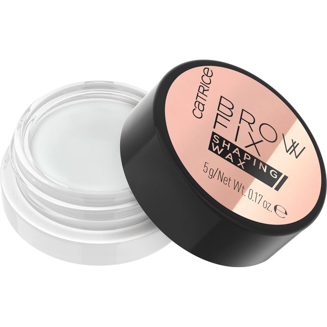 Catrice Brow Fix Shaping Wax, Augenbrauen, Nr. 010 Transparent, transparent, fixierend, definierend, sofortiges Ergebnis, transluzent, vegan, Mikroplastik Partikel frei, Nanopartikel frei (5g)