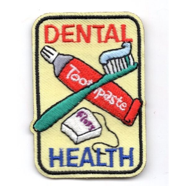 DENTAL HEALTH Iron On Patch Dentist Teeth