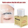 Adecco LLC 2 Rolls Disposable Eyebrow Tattoo Plastic Wrap Preservative Film, Make Up Transparent Plastic Roller for One-Way Eyebrow Lips Permanent Makeup Accessories