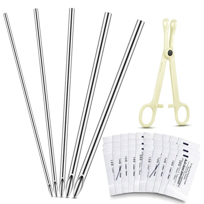  Piercing Needles - 100pcs Piercing Needles 16G