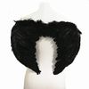 Black Feather Angel Wings Medium