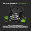 Creatine Monohydrate Capsules - 3000mg Per Serving, High Strength Supplement, Increases Physical Performance (60 Capsules)