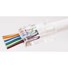 IDEAL Electrical 85-385 Unshielded Feed-Thru Modular Plug, Cable Connector for CAT6A/6 Unshielded Cables, 50 Connectors