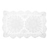 Sourcing Map 17x11 Inch Handmade Crochet Doilies, Polyester Cotton Placemats for Dining Table Kitchen Parties, Rectangular, White