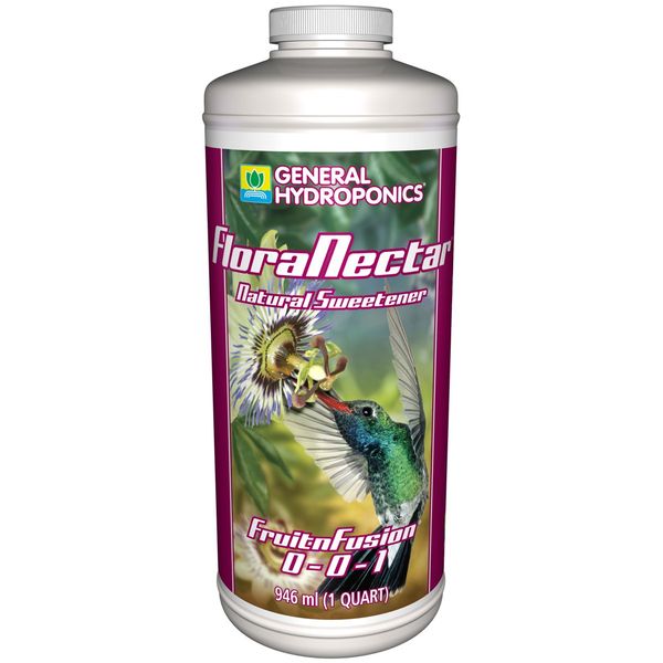 General Hydroponics FloraNectar Fruit-n-Fusion Sweetening Fertilizer, 1-Quart