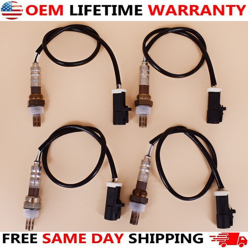 Set of 4 Motorcraft Oxygen O2 Sensors For Ford F-150 Pickup 4.2L 4.6L ...