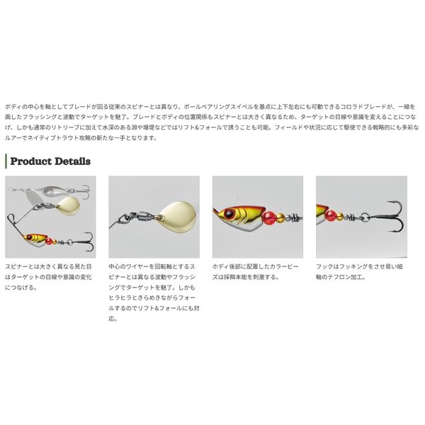 Cormoran Viva Visaless 3.5g #38S Pearl Chart