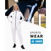 JAKO Damen Freizeithose Power, Weiß, 34