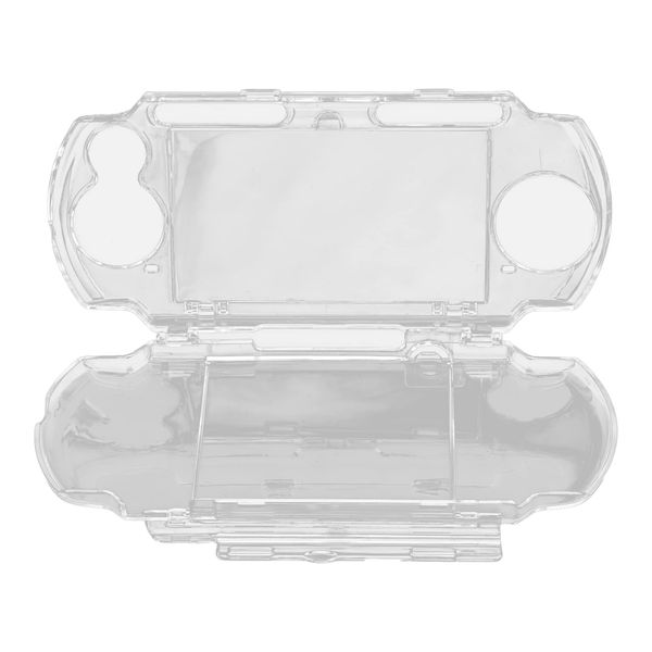 Annadue Transparent Protective Case for PSP 2000 3000, Universal Protective Case with Movie Bracket.