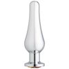 Cloud 9 Novelties Cloud 9 Novelties Gems Silver Chrome Tall Plug, Medium