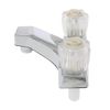 AquaPlumb 1551110 Water-Saving 2 Handle Plastic Bathroom Faucet