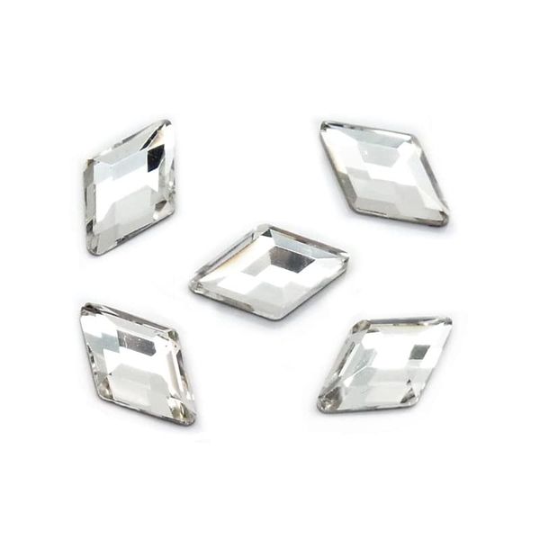 Nail Glass Stone 29 Diamond Shape 5pcs (1. Crystal)
