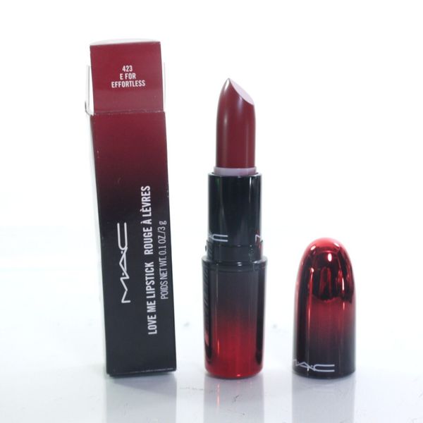 MAC Cosmetics Love Me Lipstick 423 E FOR EFFORTLESS Full Size 3g - NIB Authentic