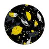 Lemon Leaves Abstract Color Splash PopSockets Swappable PopGrip