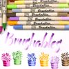 Kuretake Zig MS770024V Memory System Two-Toned Brushables Colour Set - Set of 24, Felt Tip