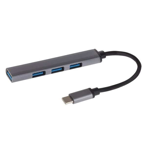 Nikkai USB C Hub Adapter, 4-in-1 with 4x USB-A 3.1 Super Speed Ports for MacBook Air, MacBook Pro, Dell XPS, Lenovo ThinkPad and More