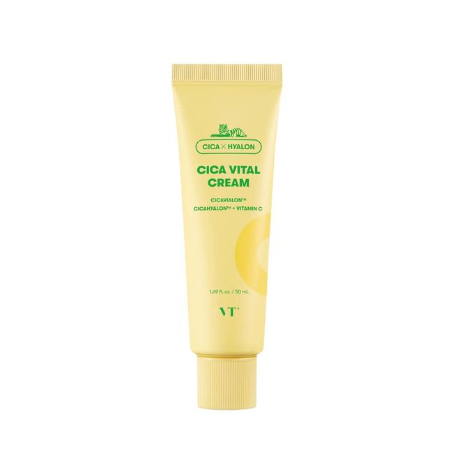VTCOSMETICS VT CICA Vital Cream, 1.7 fl oz (50 ml), Moisturizing, Sensitive Skin, Dry Skin, Skin Care, Deer Vitamins, Yuzu Vitamins