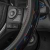 Leather Steering Wheel Cover Rainbow Soft Touch Grip Universal Fit 14.5-15.5"