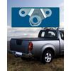 LUJUNTEC Rear Passenger Side Tailgate Hinge Kit Replacement for 2005-2016 Frontier Bed Mounted Dorman