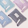 Fyfjur Small Make Up Bag, 4 Pcs Canvas Travel Makeup Bag, Multi-Functional Makeup Bag Small, Small Toiletry Bag for Women Girls Vacation Travel