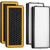 4 Pcs Replacement Filter for Homedics Petplus Totalclean AT-PET01, AT-PET02