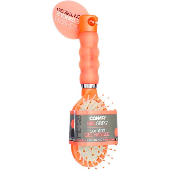 Conair Gel Grips Mid Size Soft Gel Handle Brush -- 3 per case.