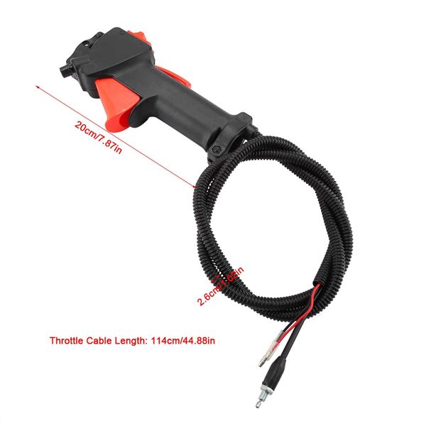 Strimmer Trimmer Handle Switch Throttle Trigger Cable Brush Cutter Accessories Tools 26mm