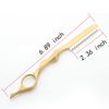 Professional Paint Stainless Steel Feather Cut Hairdressing Razor (gold)