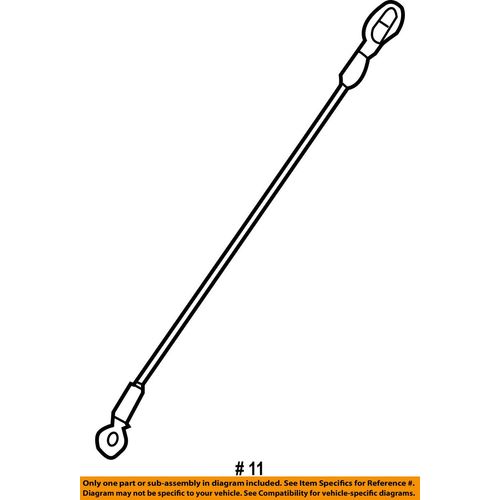 MOPAR 68054864AD - Cable Tailgate