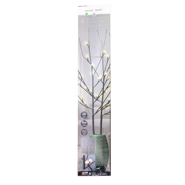 Sterno Home LED D�cor Branches Natural Willow 2 Pieces