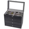 24-Grids Eyeglass Sunglasses Glasses Storage Display Box/ Holder Organizer Case
