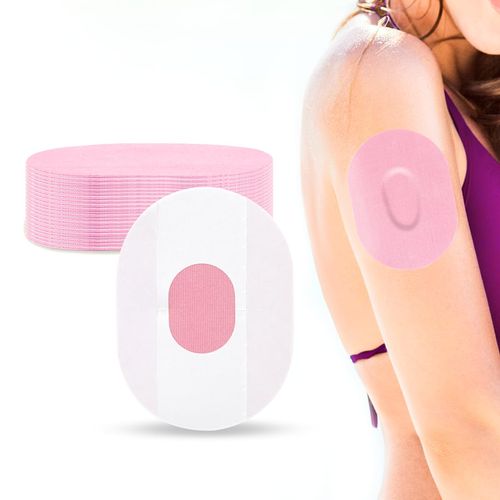 Dexcom G6 Adhesive Patches - 20 Packs Waterproof Dexcom G6 Overpatch Breathable Sensor Tape for Dexcom One Patches Protection for 10 Days by YOUSHARES (Pink)
