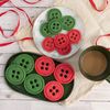 Set of 2 Button cookie cutters, 2 pieces - Bakerlogy