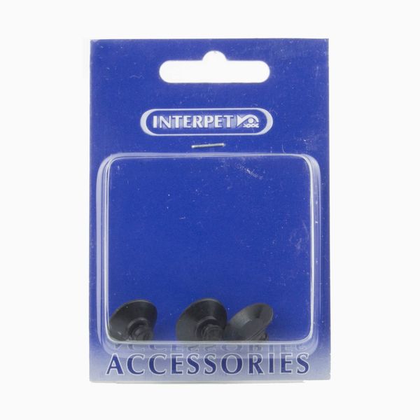 Interpet Replacement Sucker Set for PF Filter Bracket, Model PF Mini, 3 Pieces