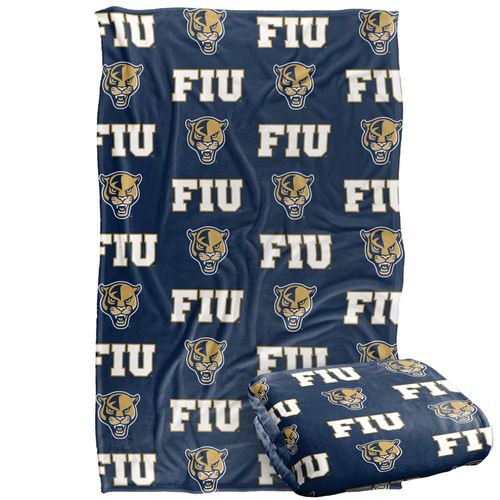LOGOVISION Florida International University Blanket, 36x58 Logo Pattern SilkyTouchBlanket